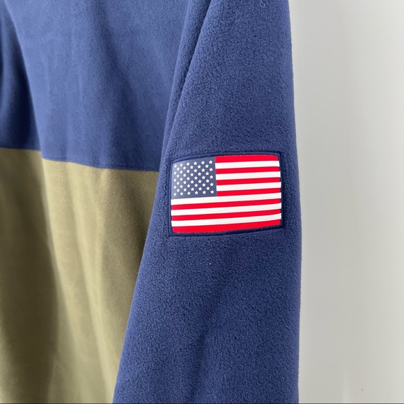 NWT Polo Men’s Large Ralph Lauren P-93 RLPC67 Camo Fleece Pullover Hi-Tech Olive - Picture 7 of 11